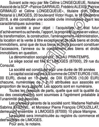 Contenu publication
