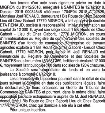 Contenu publication