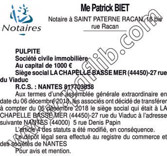 Contenu publication