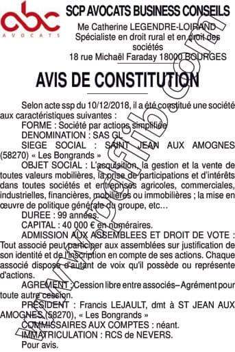 Contenu publication