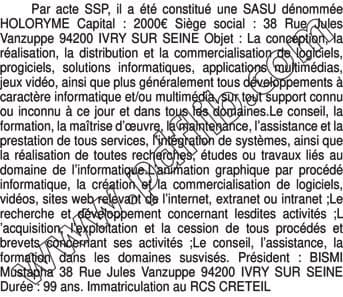Contenu publication