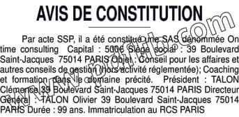 Contenu publication