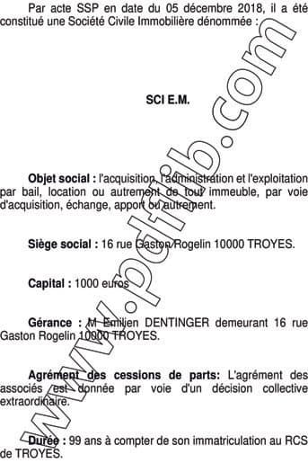 Contenu publication