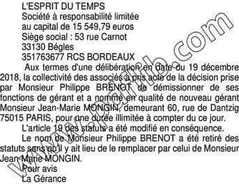 Contenu publication