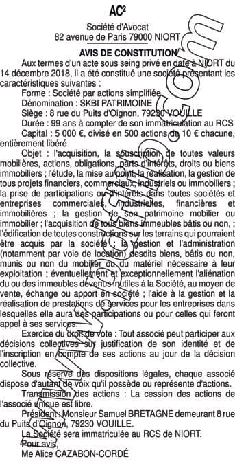 Contenu publication