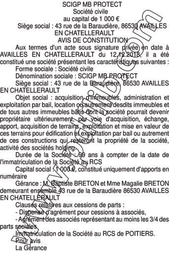 Contenu publication
