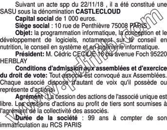 Contenu publication