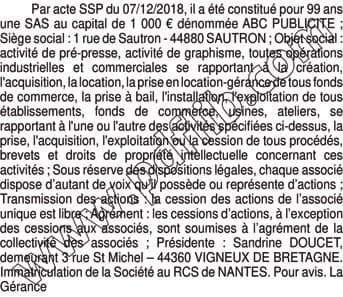 Contenu publication