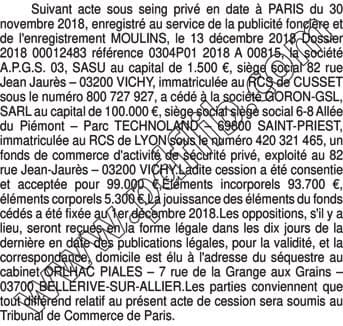 Contenu publication