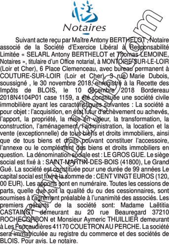 Contenu publication