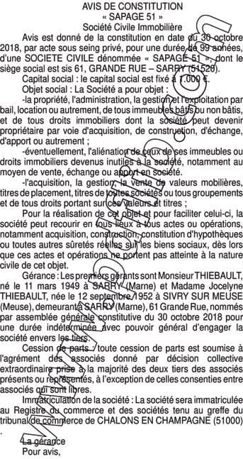 Contenu publication