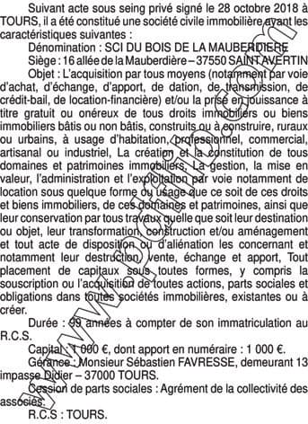 Contenu publication