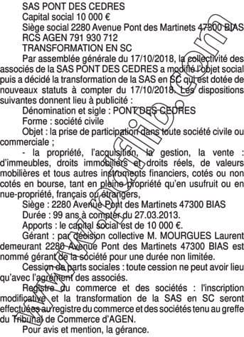 Contenu publication