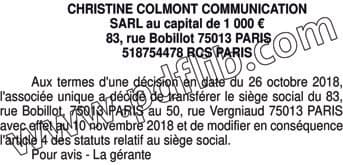 Contenu publication