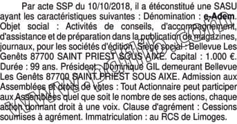 Contenu publication