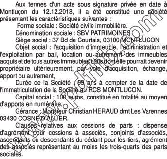 Contenu publication
