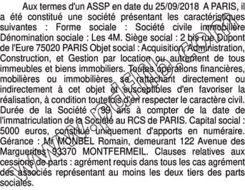 Contenu publication
