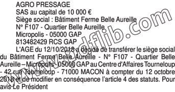 Contenu publication