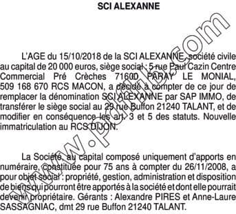 Contenu publication
