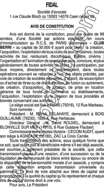 Contenu publication