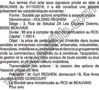Contenu publication
