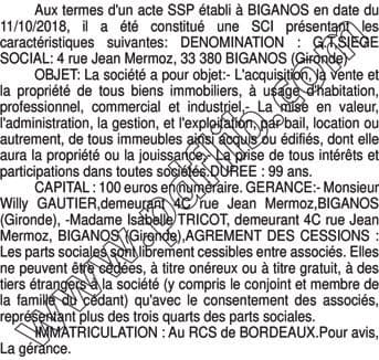 Contenu publication