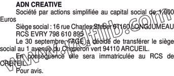 Contenu publication