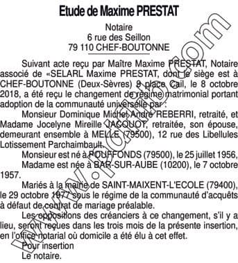 Contenu publication