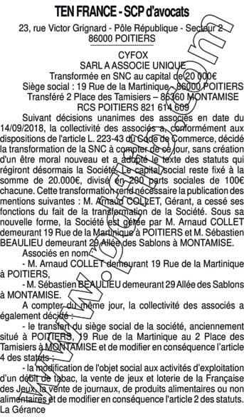 Contenu publication