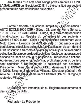 Contenu publication