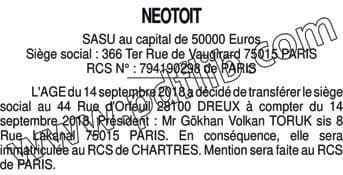 Contenu publication