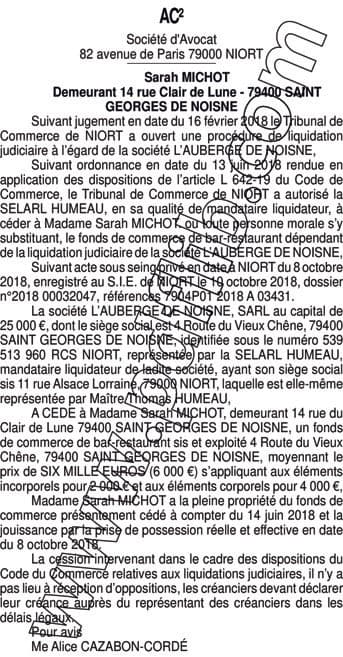 Contenu publication