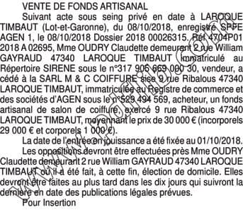 Contenu publication
