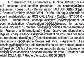 Contenu publication