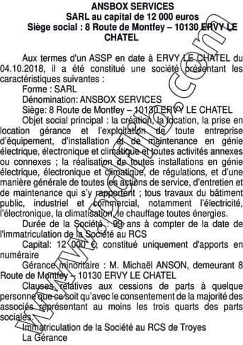 Contenu publication