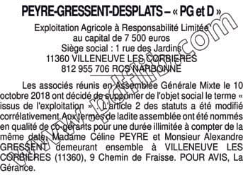 Contenu publication