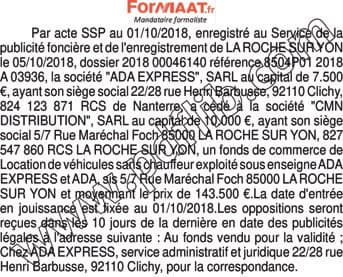 Contenu publication