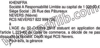 Contenu publication