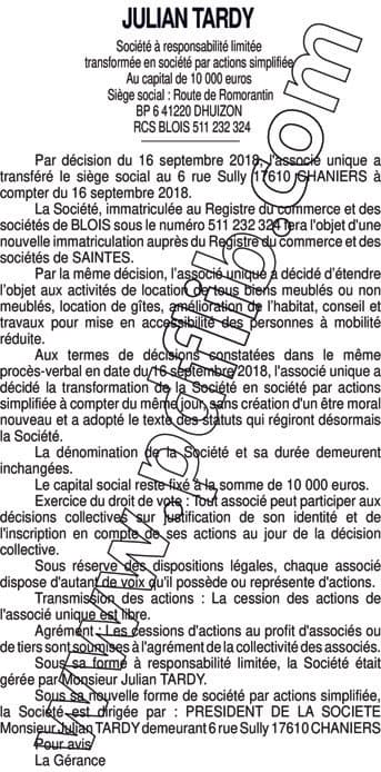 Contenu publication