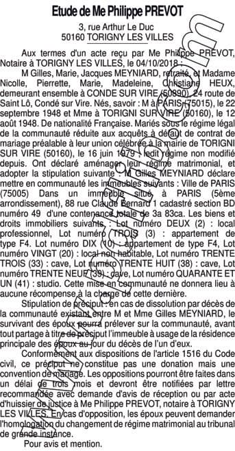Contenu publication