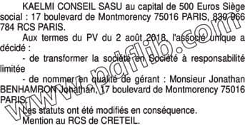 Contenu publication