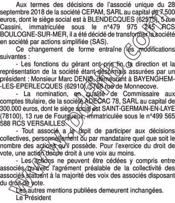 Contenu publication