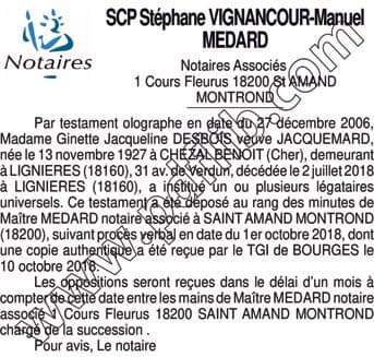 Contenu publication