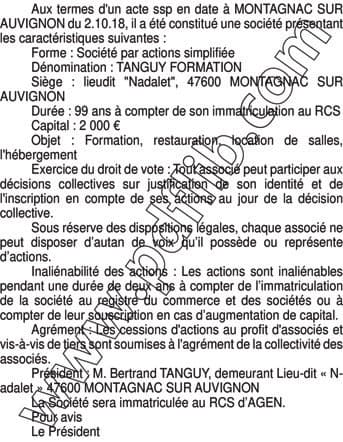 Contenu publication