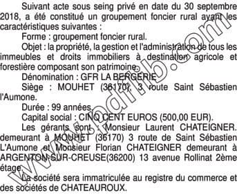 Contenu publication
