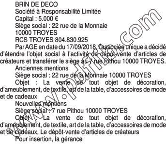 Contenu publication