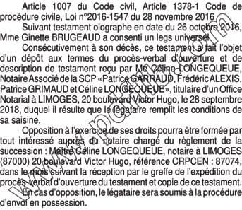 Contenu publication