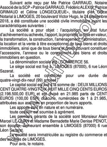 Contenu publication