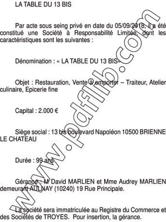 Contenu publication