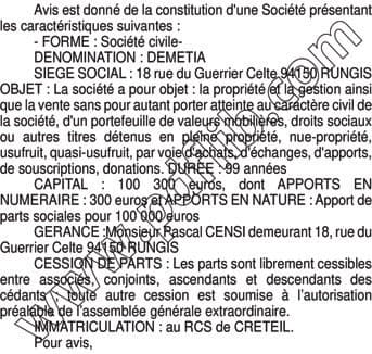 Contenu publication